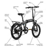 Populo Curve Foldable Electric Bicycle
