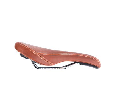 Populo Classic Bicycle Saddle, Brown - Populo Bikes